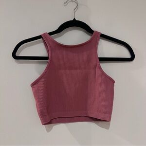 MadRag Cropped Ribbed Tank Top